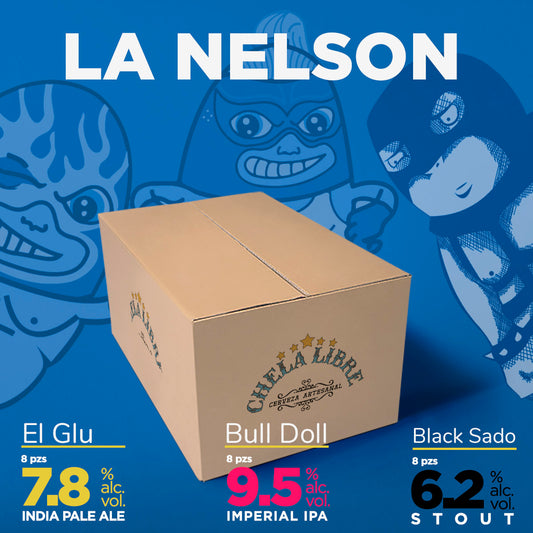 La Nelson (El Glu vs Bull Doll vs Black Sado)